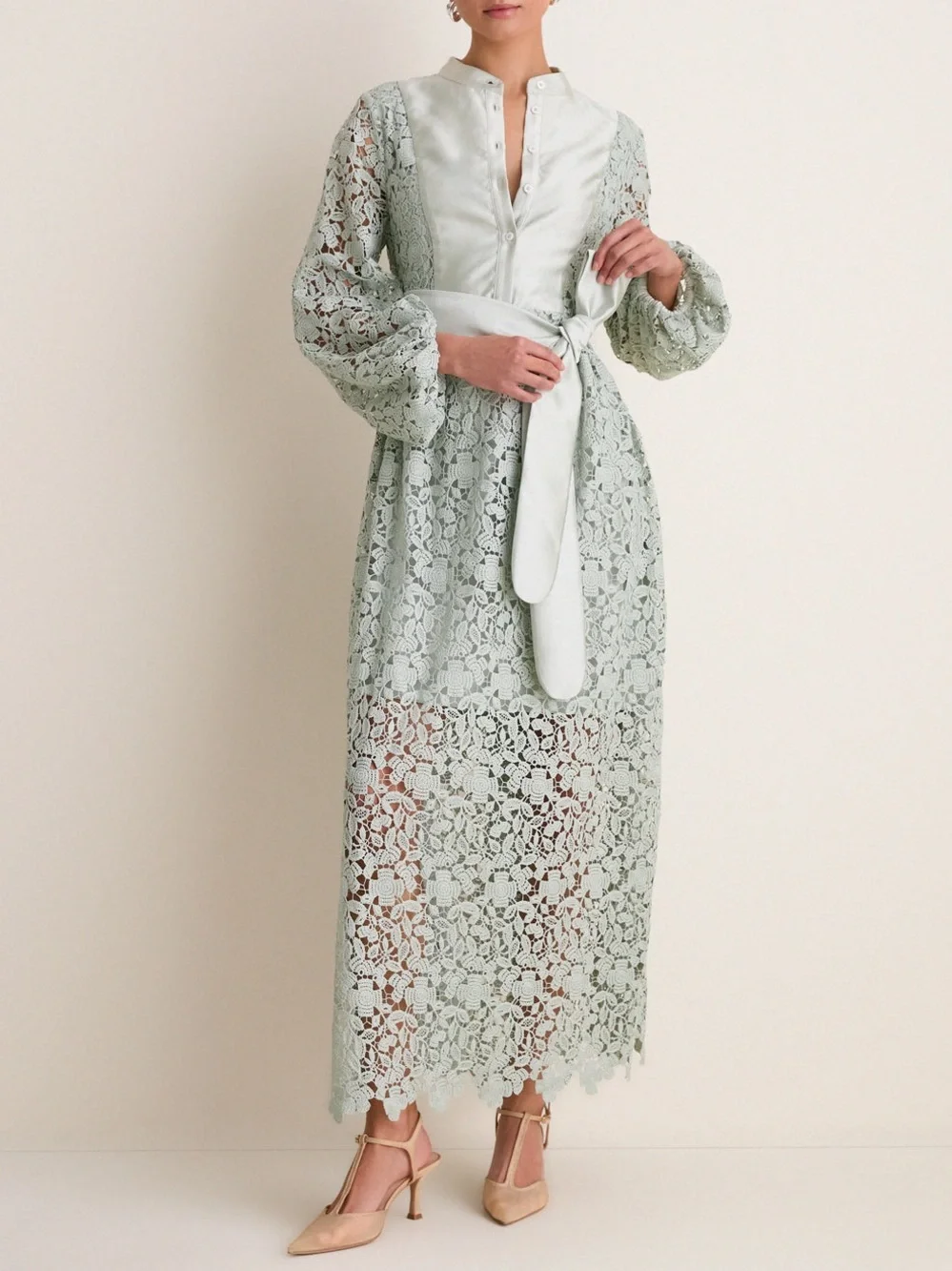 Tuckernuck Sage Lace Calliope Dress